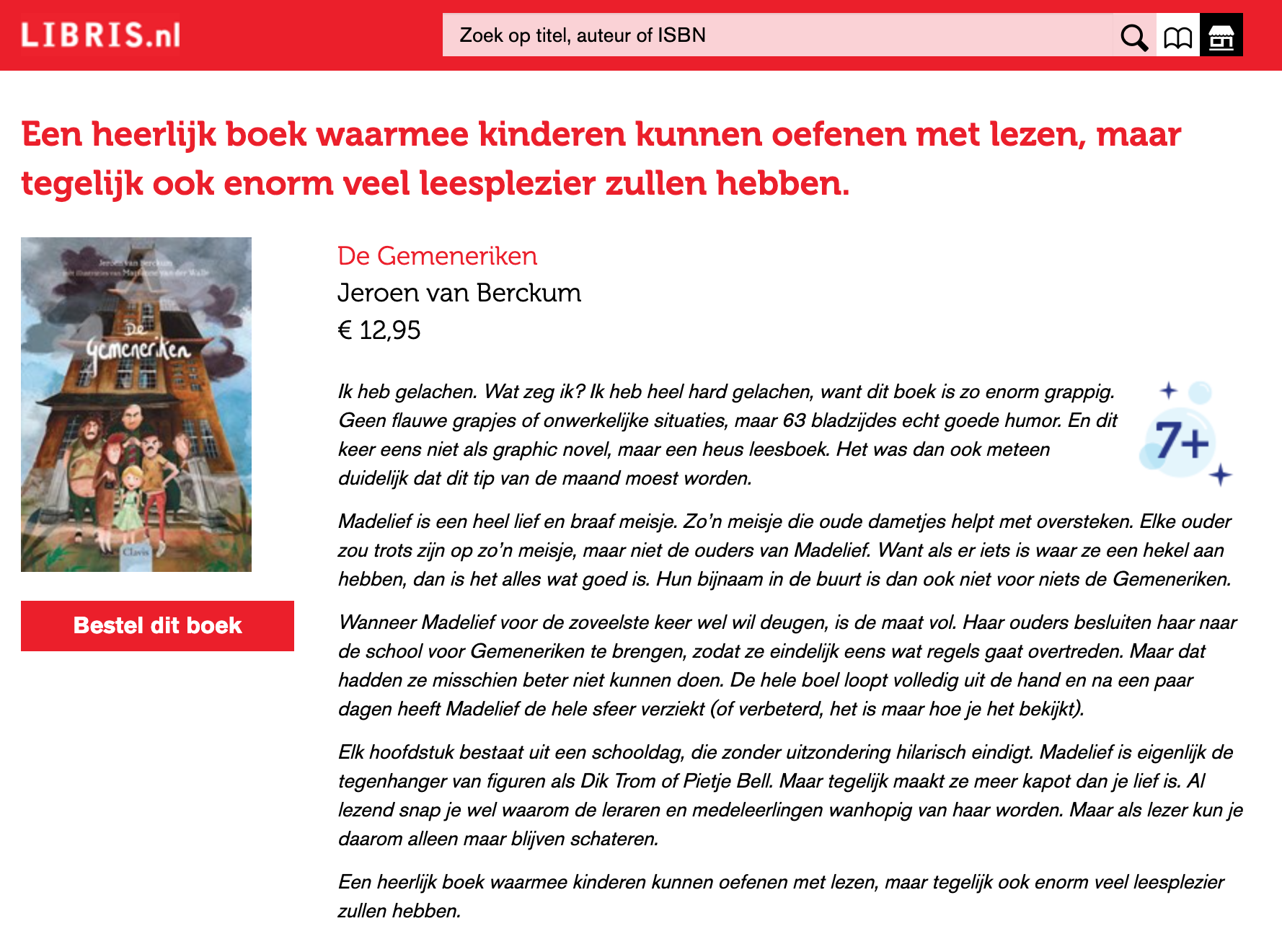 Recensies “De Gemeneriken” – Jeroen van Berckum